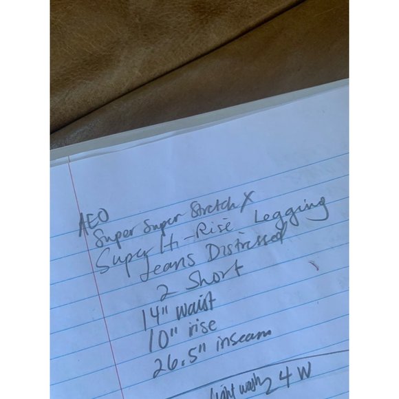 American Eagle jeans size 2 skinny distressed - Picture 4 of 15